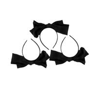 Healeved 3piezas Diademas Lazo Para Mujer Diseño De Lazo Gigante Un Elegante Accesorio Para Diario y Ocasiones Especiales