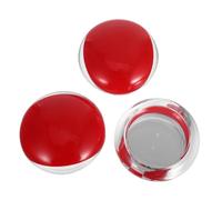 Healeved 3piezas Estuche de Maquillaje Espejo para Guardar Pestañas Postizas Soporte Vacío para Paleta de Rubor y Borlas Organizador Portátil para Cosméticos Caja de Almacenamiento