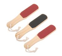 Healeved 3piezas Fregador De Pies De Madera Raspador De Pies Doble Cara Para Eliminar Callos Para Casa