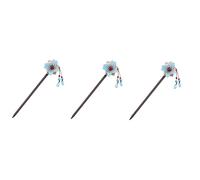 Healeved 3piezas Horquilla De Cabello Vintage Cuentas De Ágata Flor Pin De Recogido Tradicional Chino Tocado Retro Para Ocasiones Especiales