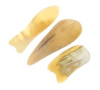 Healeved 3piezas Massage Scraping Rods Natural Gua Tools for Relaxation Lightweight and Easy to Clean for Trigger Point Therapy