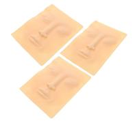 Healeved 3piezas Piel Sintética Para Práctica De Tatuajes Láminas De Sintético Bordado De Líneas Para Principiantes Para Aprendizaje De Tatuaje