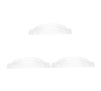 Healeved 3piezas Portalápices Acrílico Transparente Para Maquillaje y Pinceles Organizador De Huecos Para Escritorio Soporte Para Lápices y Brochas De Maquillaje Para Cosméticos y