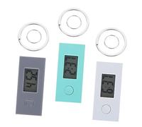 Healeved 3piezas Relojes De Bolsillo Electrónicos Portátiles con Llavero para Estudiantes y Enfermeras Reloj Pequeño Digital Reloj Llavero