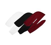 Healeved 3piezas Sombrero Turbante Turbante De Larga Gorro De Hip-hop Elástico Para Hombres y Mujeres Chal De Moda Para Uso Diario