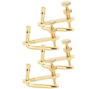 Healeved 4 Ajustadores Finos para Violín 4/4-3/4 de Aleación Metálica Dorada Accesorios Profesionales para Afinación Precisa de Cuerdas Herramienta Ligera y Resistente para Músicos y