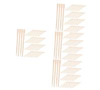 Healeved 4 Juegos Accesorios Manualidades Bastones De Madera Baston Madera Espátula De Palitos De Encerado Varilla De Cera Palitos De Cera Barras Depilatorias Para Depilacion 200 Uds * 4