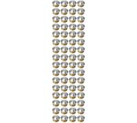 Healeved 4 Juegos Recipiente Para Derretir Cera Máquina De Cera Tazones De Papel De Aluminio s Depilatoria Contenedor De Duradero Cuenco Para Enr Golden 25 Piezas * 4