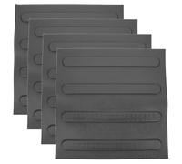 Healeved 4 Pcs Pavimentación de Ciegos Pegatinas de Suelo para Calle Función Fácil de Aplicar y Limpiar para Zonas de Caminata