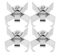 Healeved 4 Piezas Abrazaderas Metálicas para Artistas Clips para Lienzos Húmedos Resistentes Separadores para Marcos de Pintura al Óleo para Estudio y Taller de Arte