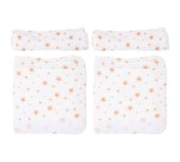 Healeved 4 Piezas Almohadillas Protectoras para Oídos Gafas de Sol de Poliéster Reutilizables para Fiesta Verano Alivio del Dolor y Comodidad para Trabajadores de Salud y Ancianos
