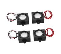 Healeved 4 Piezas Altavoz de Repuesto de 4 Ohmios y 3 W | Microaltavoz Negro, Interfaz Jst-ph2.0, para Sistemas de Alarma y Monitores Lcd