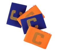 Healeved 4 Piezas Bandas de Liderazgo de Fútbol para Niños, Diseño Envolvente, Ajuste Elástico Cómodo, para Partidos y Competiciones Juveniles
