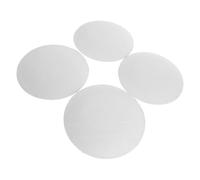 Healeved 4 Piezas Base para Sombrero Blanco de Tela sin Costuras, Compatible Manualidades y Accesorios Cabello, Adecuado para Fiestas de Té y Creación de Sombreros