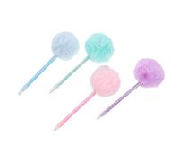 Healeved 4 Piezas bolígrafo de bola de pelo kit bordado kit de bordado accesorios de tecnología de uñas herramientas de manicura pluma de perforación artesanal de punto de cruz el plastico