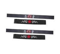 Healeved 4 Piezas Cintas Japonesas Ninja de Poliéster Elásticas para Karate y Cocina Bandanas Cómodas y Flexibles para Deportes Cosplay y Fiestas Temáticas