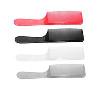 Healeved 4 Piezas Cortadora y Peine Para Hombre Mango Redondo Peine Para Peinar El Cabello Para Cortar El Cabello Para Peinado Casa o Barbería