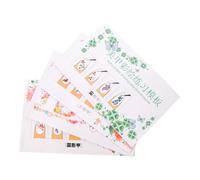 Healeved 4 Piezas Cuaderno de Práctica de Uñas con Diseño para Principiantes Libro de Dibujo para Aprendizaje Manual y Entrenamiento Pintura Decorativa