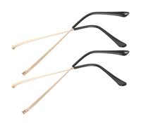 Healeved 4 piezas de repuesto para patillas de gafas: Patillas metálicas para gafas - Kit de reparación de con juntas para monturas rotas