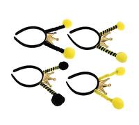Healeved 4 piezas Diadema de Creativa de Accesorio de Disfraz para Fiestas Diseño de Antenas de y Hormiga Colores Surtidos y Duradera para Adultos