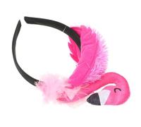 Healeved 4 Piezas Diadema De Flamenco Diadema De Disfraz De Flamenco Fuentes Del Partido Del Flamenco Diademas Para Maquillaje De Mujer Traje Venda Esponja Diademas Infantiles Rosa Satín