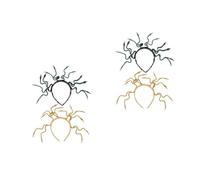 Healeved 4 Piezas Diadema de Serpiente Flexible para Mujer Detalles Egipcios, Diseño Único de Plástico y Vinilo para Obras Históricas y Reuniones Temáticas