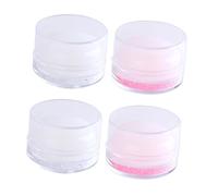 Healeved 4 Piezas Estampador De Silicona Para Uñas Herramienta De Impresión Para Manicura Sello De Silicona Para Uñas Francesas Salones o Hogares