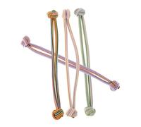 Healeved 4 Piezas Goma Para El Pelo De Alta Elasticidad. Lazos De Pelo Anudados Señoras Pulseras Para El Cabello Para Mujer Pinzas Para El Cabello Para Niñas Diademas Para El Pelo Paño