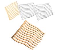 Healeved 4 Piezas Horquilla y Peine Peines De Metal Cabello Pequeños Duraderos Accesorios Cabello Para Mujer Uso