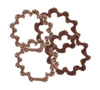 Healeved 4 Piezas Liga para el cabello elástico bandas envoltura mujer día Accesorios para el cabello boho pulsera de lazo de pelo Lazos para el cabello trenzados paño