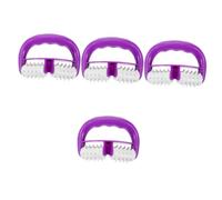 Healeved 4 Piezas Masajeador de brazos masajeador rodante rodillo de masaje de rodillos para rodillo muscular palo de rodillo muscular