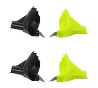 Healeved 4 Piezas Puntas de Bastón de Trekking Aplicables para Esquí y Senderismo, Resistentes de Acero Tungsteno, Accesorio Esencial para Actividades al Aire Libre y Excursionismo