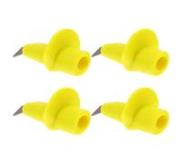 Healeved 4 Piezas Puntas de Bastón de Trekking de Fibra de Carbono para Montañismo y Raquetas de Nieve, Protector de Extremo Resistente para Bastones de Senderismo y Apoyo Adicional