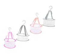 Healeved 4 Piezas Secado Colgante Para Esponjas De Maquillaje Cesta De Malla Para Ducha Cesta De Secado De Brochas De Maquillaje Para Organizar y Secar El Baño o Tocador