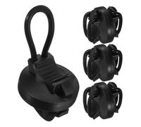 Healeved 4 Piezas Soporte para Linterna para Bicicleta Rotación de 360°, Ligero y Compatible, Adecuado para Celebracion Verano y Aventuras al Aire Libre