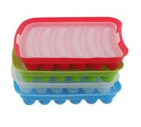 Healeved 4 Recipientes Reutilizables de Silicona para Hot Dogs Calentamiento sin Desorden, Aptos para Microondas, Ideales para Escuela y Viajes