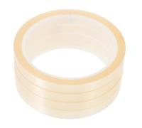 Healeved 4 Rollos de Cinta Térmica Transparente Resistente al Calor 10 MM X 33 M Cinta de Transferencia para Vinilo Termoadhesivo y Prensa de Sublimación sin Residuos para Placas de