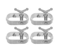 Healeved 4 Tensores de Cable de Acero Resistentes Mini Cabrestante Manual Ajustable para Exteriores Extractor de Cables para Tensado Rápido Cercas y Cubiertas 4 Unidades