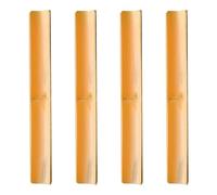 Healeved 4 Tubos de bambú de 50 cm/19,7 Pulgadas para Fuentes, Canal de Flujo de Agua para Piscinas pequeñas y Fuentes Ornamentales, Boquilla para de jardín japonesas Exteriores.
