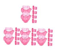 Healeved 40 Juegos De Sujetadores De Sauna Bragas Desechables Cinturón De Elevación Rosa Sujetadores De Para Mujer Tela No Tejida Rosa Sujetadores Rosas Desechables Miss Para