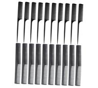 Healeved 40 piezas Peines Antiestáticos para Peluquería Combs para Corte de Cabello con Diseño Ligero y Duradero Accesorios Profesionales para Hombres y Mujeres Color Negro