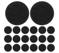 Healeved 40 puntos adhesivos con cierre de, círculos de 2,5 cm/1 pulgada, adhesivos circulares pequeños para fijar cortinas y alfombras.