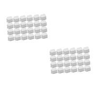 Healeved 48 Piezas Esponja de gradiente de uñas esponja maquillaje esponja de maquillaje esponja de manicura sencilla estante para pelucas para múltiples pelucas esponjas clavo