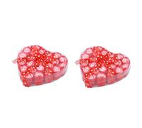 Healeved 48 Piezas rosa de jabón rosa para la ducha jabón de baño perfumado rosa jabón de rosa de aceite esencial jabón de mano jabones perfumados gel baño jabón de baño rosa rojo