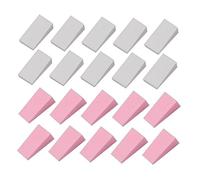 Healeved 48 Piezas Soplo de polvo húmedo y seco cuña porciones esponja belleza bocanadas cosméticas soplo de maquillaje en polvo soplo de polvo facial