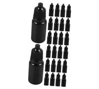 Healeved 48piezas Botellas Goteras Para Líquidos Oculares Frascos Vacíos De Plástico Botes De Viaje Reutilizables Para Aceites Esencias y Solventes