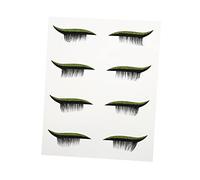 Healeved 4pares Calcomanías Delineador Ojos Pegatinas Para Ojos Hombre Fácil Quitar