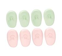 Healeved 4pares Orejeras Tinte Cabello Resistentes Al Calor Tapones De Silicona Oídos Para Uso Peluquerías y Teñir El Cabello Casa