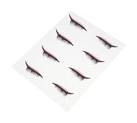 Healeved 4pares Pegatinas De Delineador De Ojos Impermeables De Adhesivos Para Pestañas Fácil Aplicación Para Maquillaje Creativo Fiestas y Cosplay