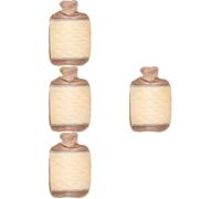 Healeved 4piezas Bolsa De Agua Caliente Portátil Calentador De Mano y Accesorios Prácticos Para Invierno Para Aliviar Dolores y Casa y Escuela
